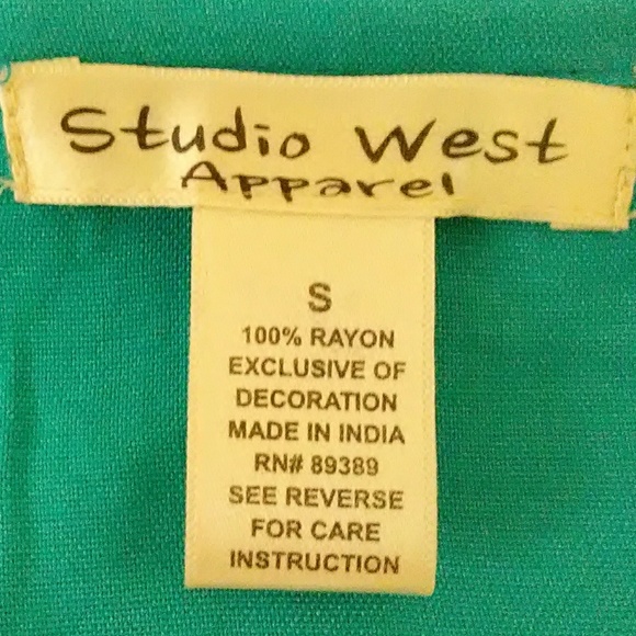 FINAL SALE NWT Studio West Apparel Tank Top S - Picture 4 of 5